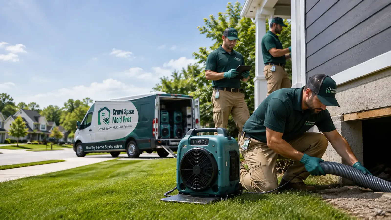 Crawl Space Mold Removal in Mechanicsville, IA